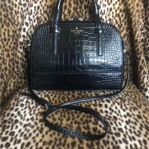 Leather Black Kate Spade Crossbody Bag that’s in great condition.  Clean bag.